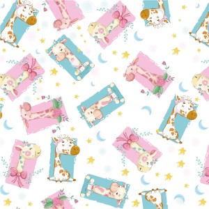 Saco De Presente Perola 253 Girafinhas 50x69cm 50un-1249100036-67873