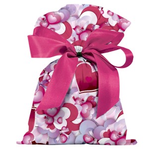 Saco De Presente Perola 867 Corações Diamante 35x53cm 50un-1221100027-49567
