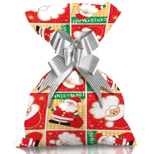 Saco De Presente Perola 825 Noel Feliz 35x53cm 50un-1221100048-91469