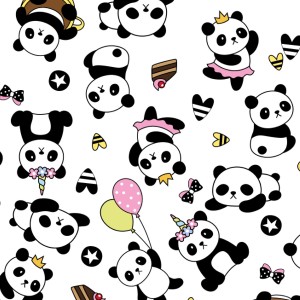 Saco De Presente Metal 246 Pandas 30x45cm-1200200036