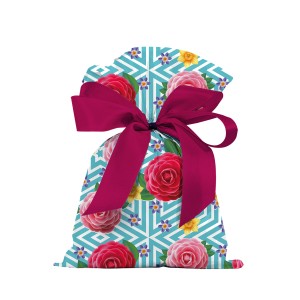 Saco De Presente Perola 374 Flores Estrobo 25x35cm 50un.-1220100103