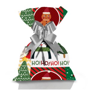 Saco De Presente Perola 878 Natal Magico 30x45cm 50un.-1200100044
