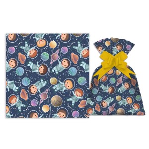 Saco De Presente 43x59 Perola - 50un - 280 Space Kids-1222100131